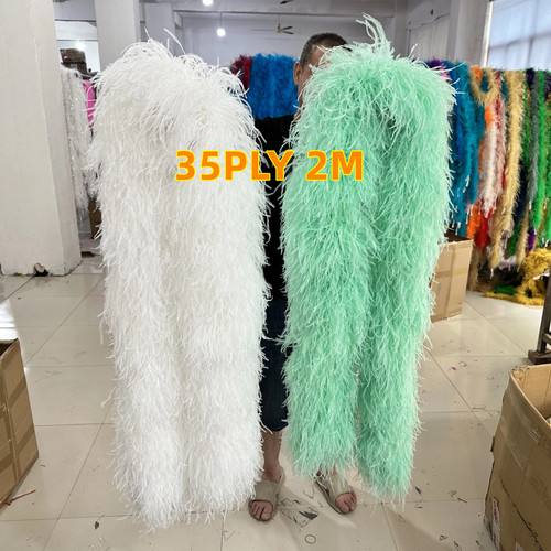 Sciarpa piuma struzzo - sciarpa,
