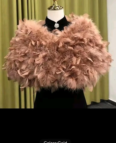 Coprispalle elegante piume - in,